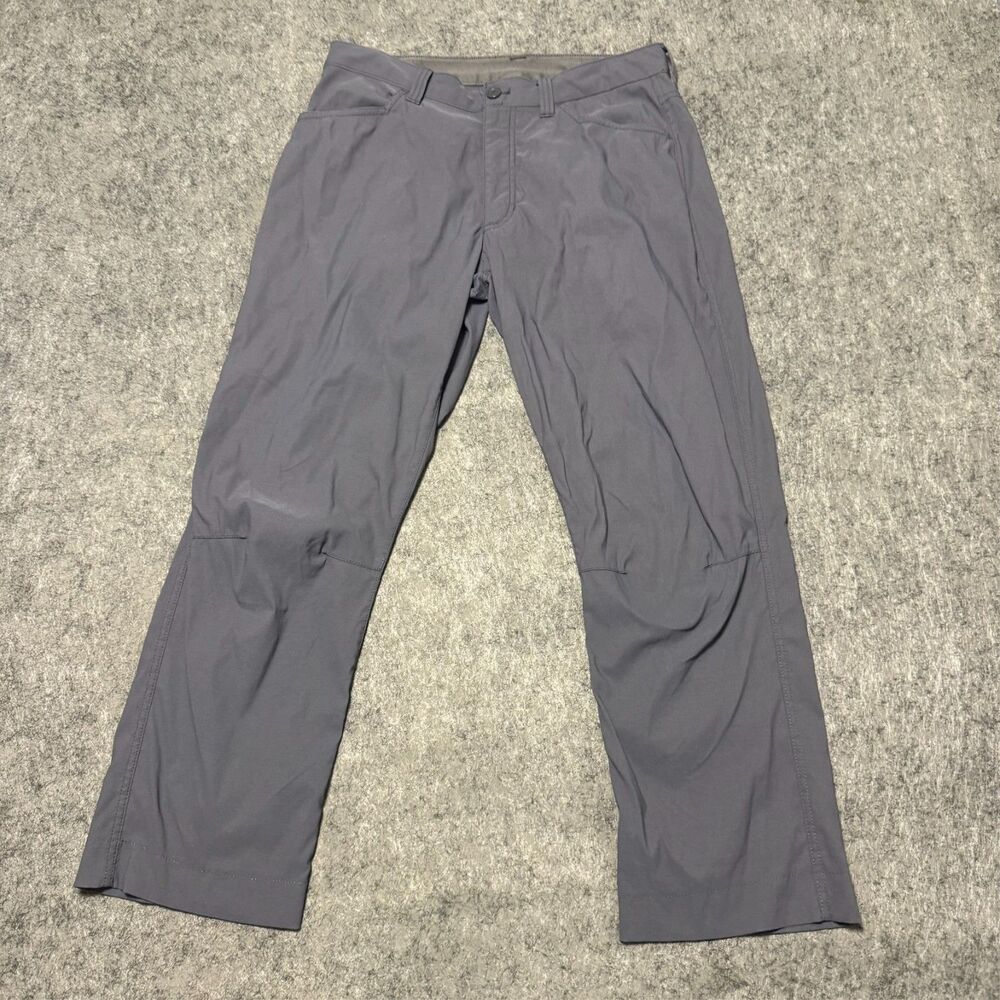 Eddie Bauer Fist Ascent Guide Pro Pants Mens 32x32 Gray Nylon Stretch Hiking